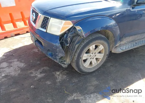 2006 Nissan Pathfinder Le z USA, uszkodzony, nr VIN 5N1AR18W76C620548